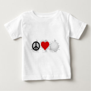 FriedensLiebe-Golf-Emblem Baby T-shirt