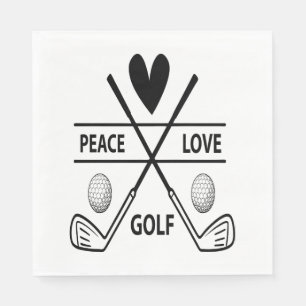 FRIEDENSLIEBE GOLF SERVIETTE