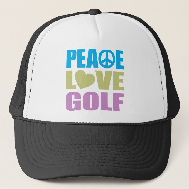 FriedensLiebe-Golf Truckerkappe (Vorderseite)