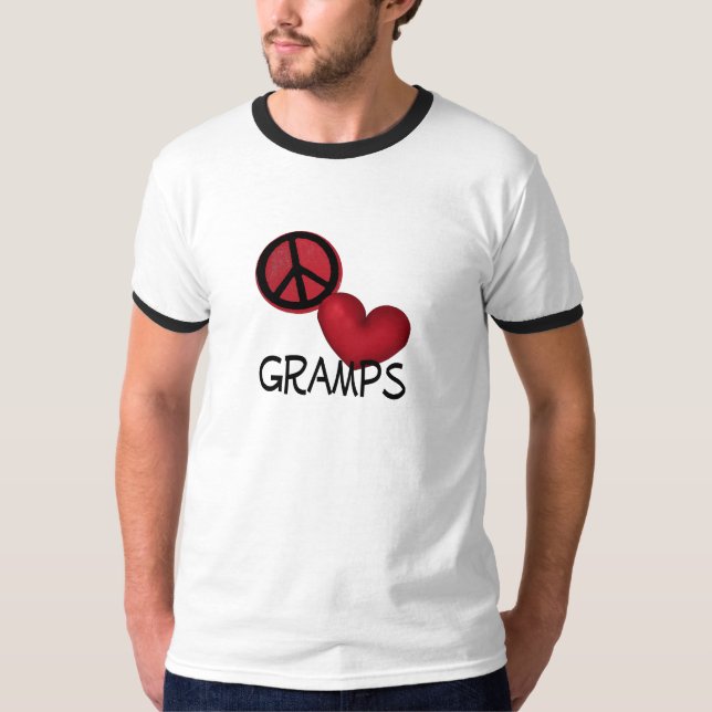 FriedensLiebe Gramps T-Shirt (Vorderseite)