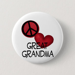 FriedensLiebe-große Großmutter Button