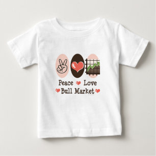 FriedensLiebe-Hausse-Baby-T-Shirt Baby T-shirt