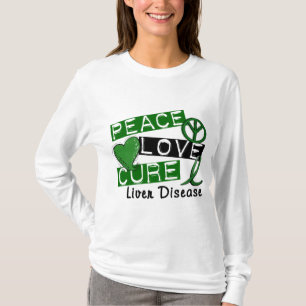 FriedensLiebe-Heilungs-Leberkrankheit T-Shirt