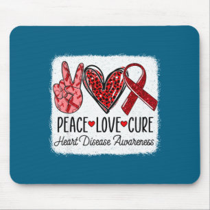 Friedensliebe Herzerkrankung Bewusstsein Chd Unter Mousepad