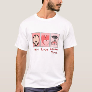 FriedensLiebe-Herzkrankenschwester T-Shirt