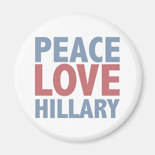 FriedensLiebe Hillary Magnet