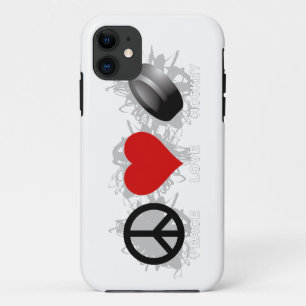FriedensLiebe-Hockey-Emblem iPhone 5 Fall Case-Mate iPhone Hülle
