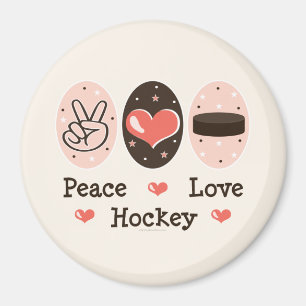 FriedensLiebe-Hockey-Magnet Magnet