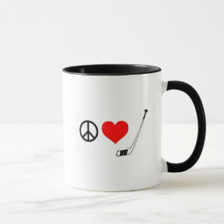 FriedensLiebe-Hockey-Tasse Tasse