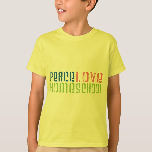 FriedensLiebe Homeschool T-Shirt (Vorderseite)