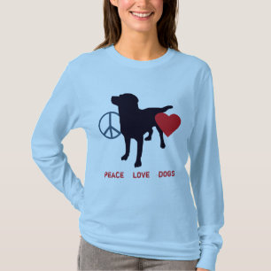 FriedensLiebe-Hunde T-Shirt