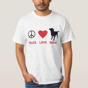 FriedensLiebe-Hunde T-Shirt