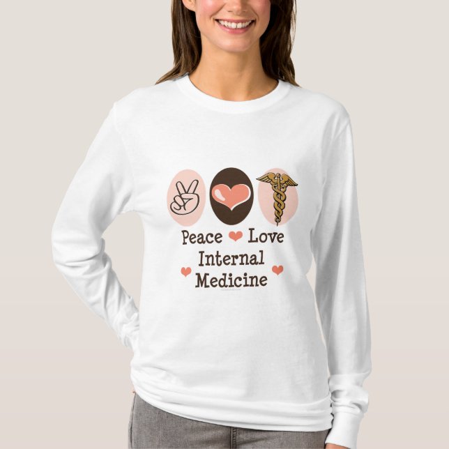 FriedensLiebe-interne Medizin-T - Shirt (Vorderseite)