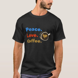 FriedensLiebe-Kaffee T-Shirt