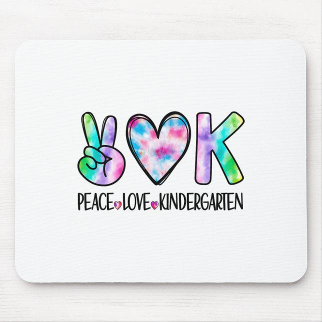 Friedensliebe Kindergarten Erster Schultag Team T- Mousepad (Vorne)