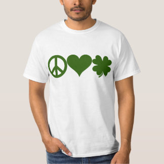 FriedensLiebe-Kleeblätter T-Shirt