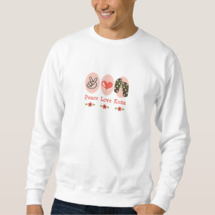 FriedensLiebe Kona drehen Reinfälle um Sweatshirt