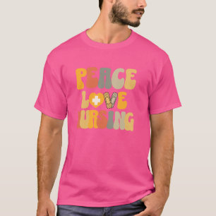 Friedensliebe-Krankenpflege-Shirt für RNs CNA's LP T-Shirt