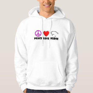 FriedensLiebe-Krankenschwester Hoodie