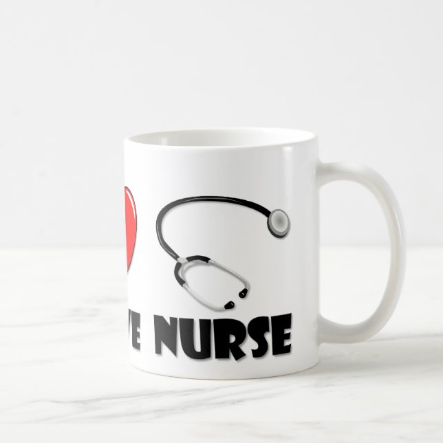 FriedensLiebe-Krankenschwester Tasse (Rechts)