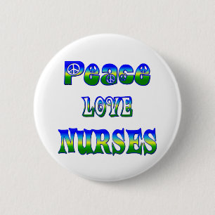 FriedensLiebe-Krankenschwestern Button