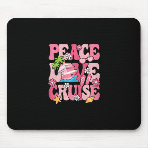 Friedensliebe Kreuzfahrt Groovy Kreuzfahrt Urlaub Mousepad