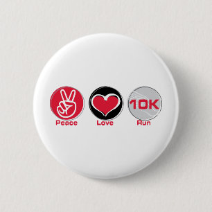 FriedensLiebe-Lauf 10K Button