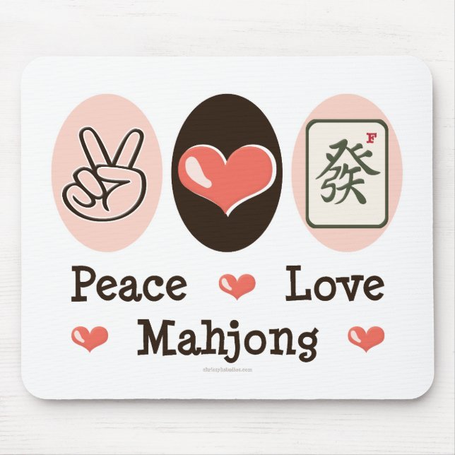 FriedensLiebe Mahjong Mousepad (Vorne)