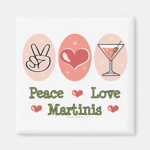 FriedensLiebe-Martini-Magnet Magnet