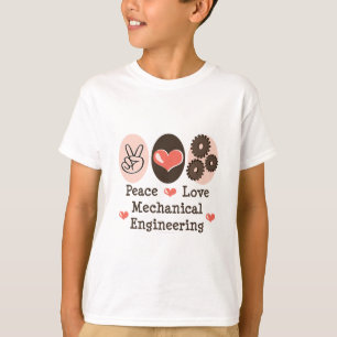 FriedensLiebe-Maschinenbauwesen scherzt Sweatshirt T-Shirt