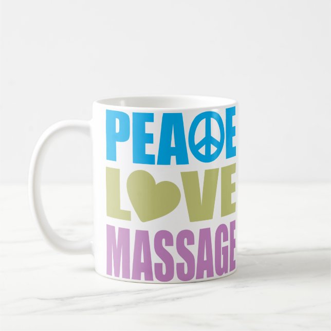 FriedensLiebe-Massage Tasse (Links)