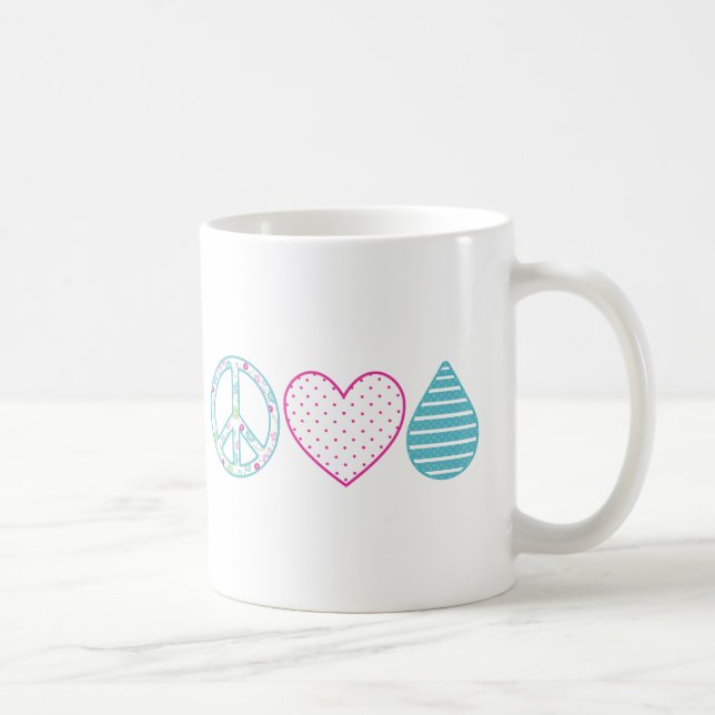 FriedensLiebe-Öle Kaffeetasse (Rechts)
