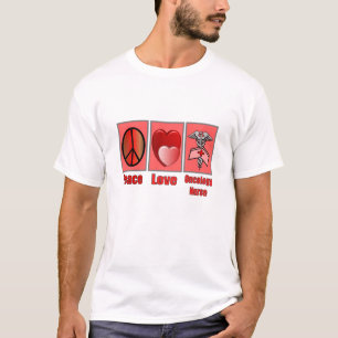 FriedensLiebe ONKOLOGIE Krankenschwester T-Shirt