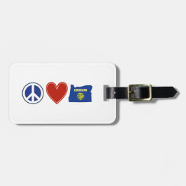 FriedensLiebe Oregon Gepäckanhänger