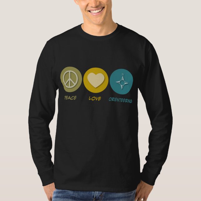 FriedensLiebe Orienteering T-Shirt (Vorderseite)