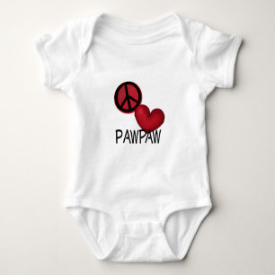 FriedensLiebe-Papaya Baby Strampler