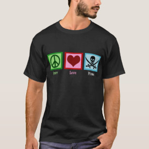 FriedensLiebe-Piraten T-Shirt