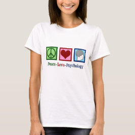 FriedensLiebe-Psychologie-niedlicher Psychologe T-Shirt