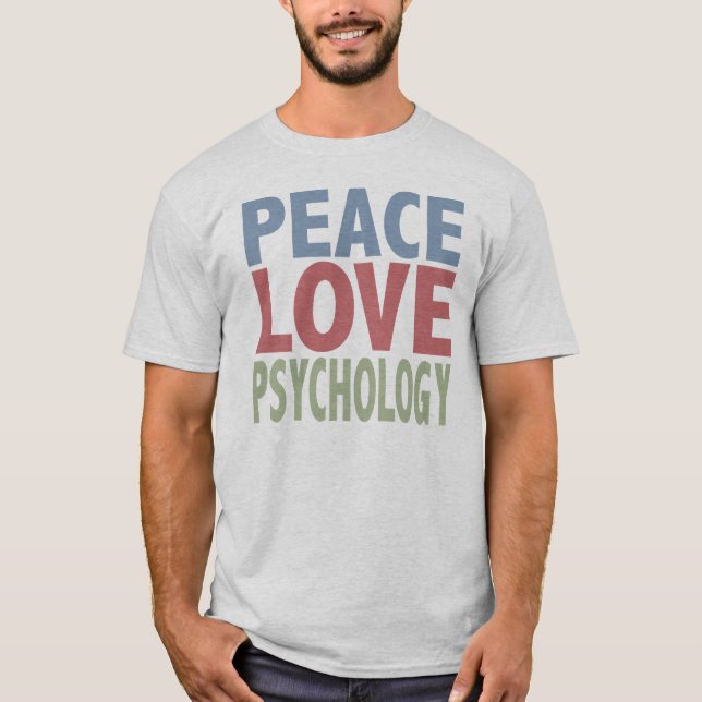 FriedensLiebe-Psychologie T-Shirt (Vorderseite)