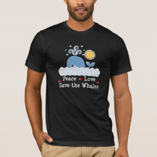 FriedensLiebe retten den Walen T-Shirt