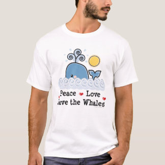 FriedensLiebe retten den Walen T-Shirt