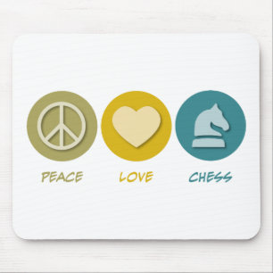 FriedensLiebe-Schach Mousepad