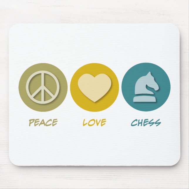 FriedensLiebe-Schach Mousepad (Vorne)
