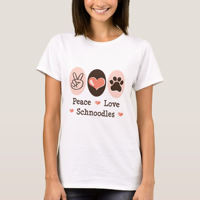 FriedensLiebe Schnoodles T-Shirt (Vorderseite)