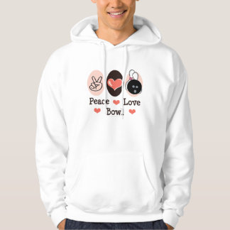 FriedensLiebe-Schüssel-mit Kapuze Sweatshirt