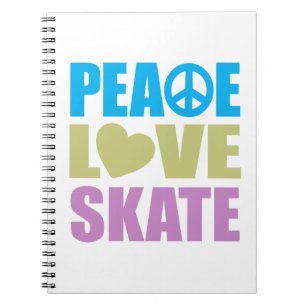 FriedensLiebe-Skate Notizblock