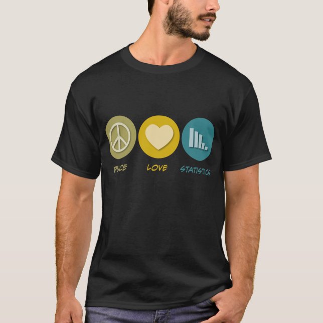 FriedensLiebe-Statistiken T-Shirt (Vorderseite)