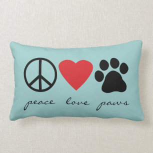 FriedensLiebe-Tatzen Lendenkissen