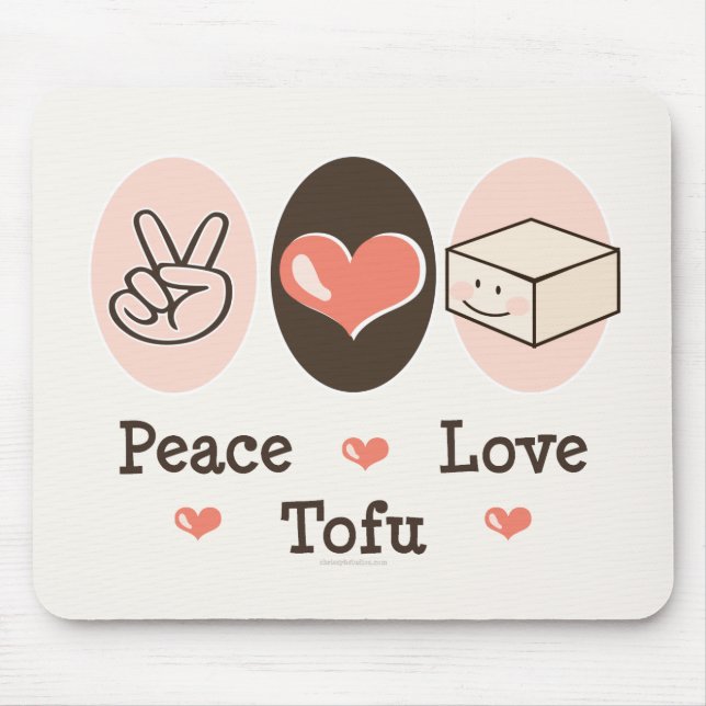 FriedensLiebe-Tofu Mousepad (Vorne)