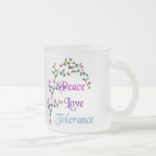 FriedensLiebe-Toleranz Mattglastasse